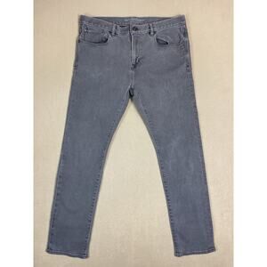 Banana Republic Jeans Mens 33x32 Gray The Traveler Slim Fit Straight Leg Stretch